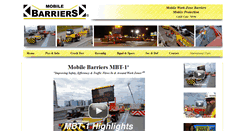 Desktop Screenshot of mobilebarriers.com